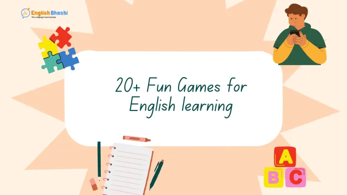 20+ Fun Games for English Learning